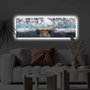 Wallity Cuadro Decorativo Iluminado con LED 30 x 90 cm Multicolor